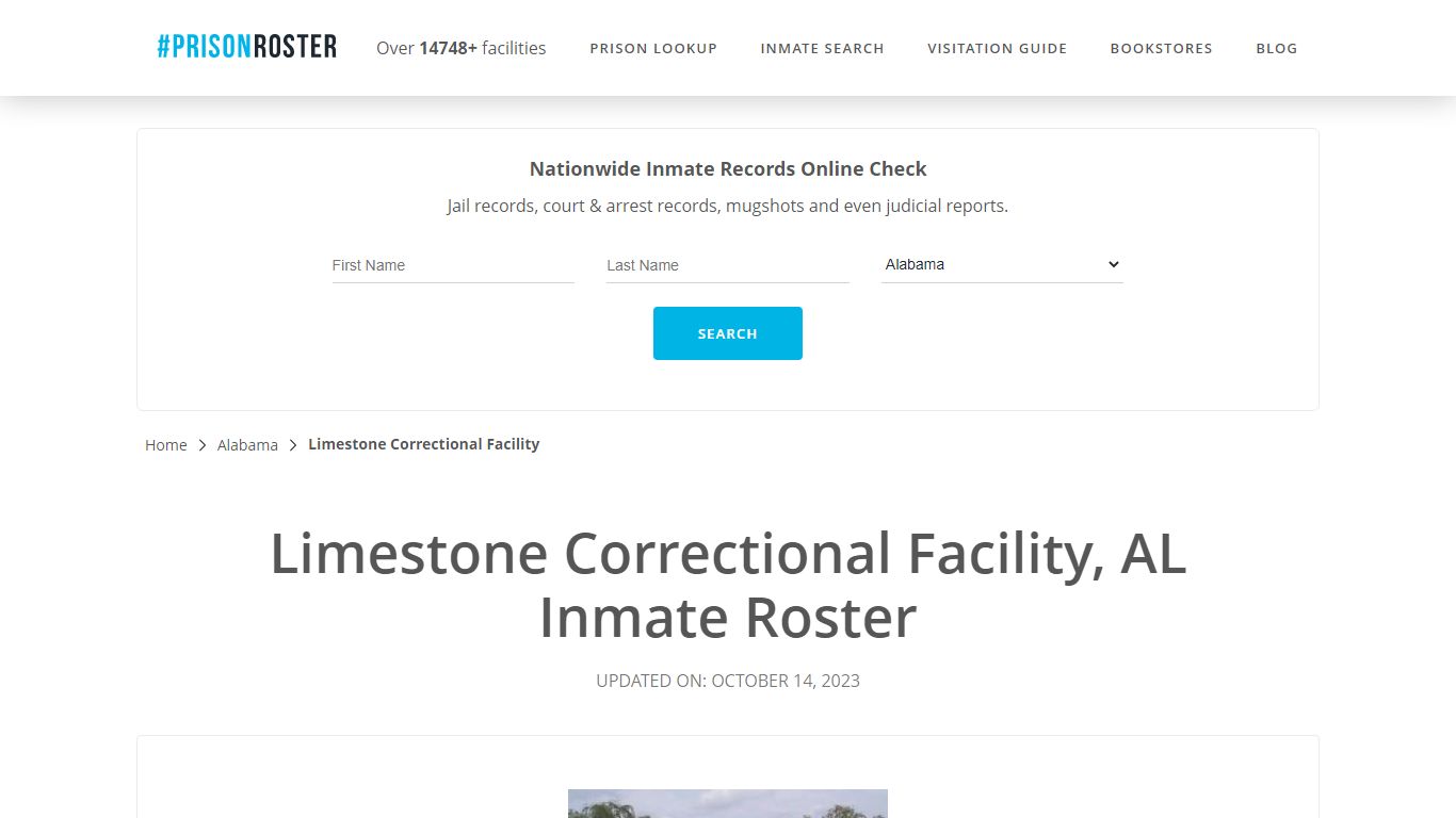 Limestone Correctional Facility, AL Inmate Roster - Prisonroster